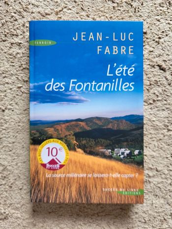Livre L'été des Fontanilles de Jean-Luc Fabre
