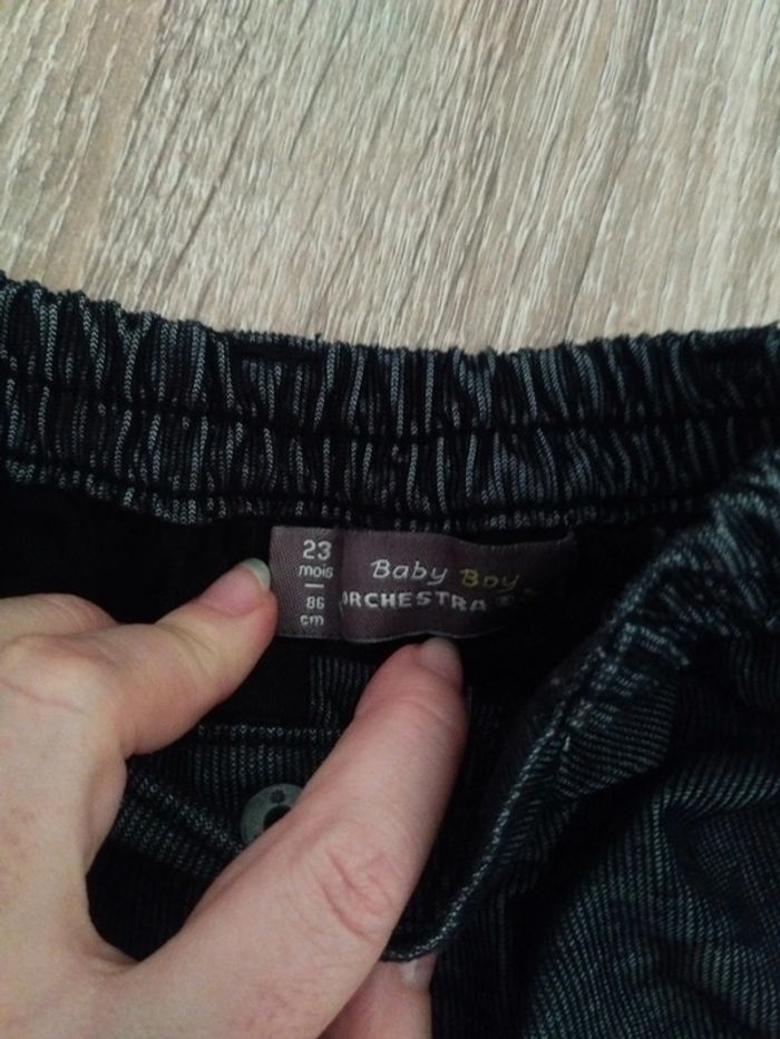 Pantalon en velours doublé garçon 23 mois - photo numéro 3