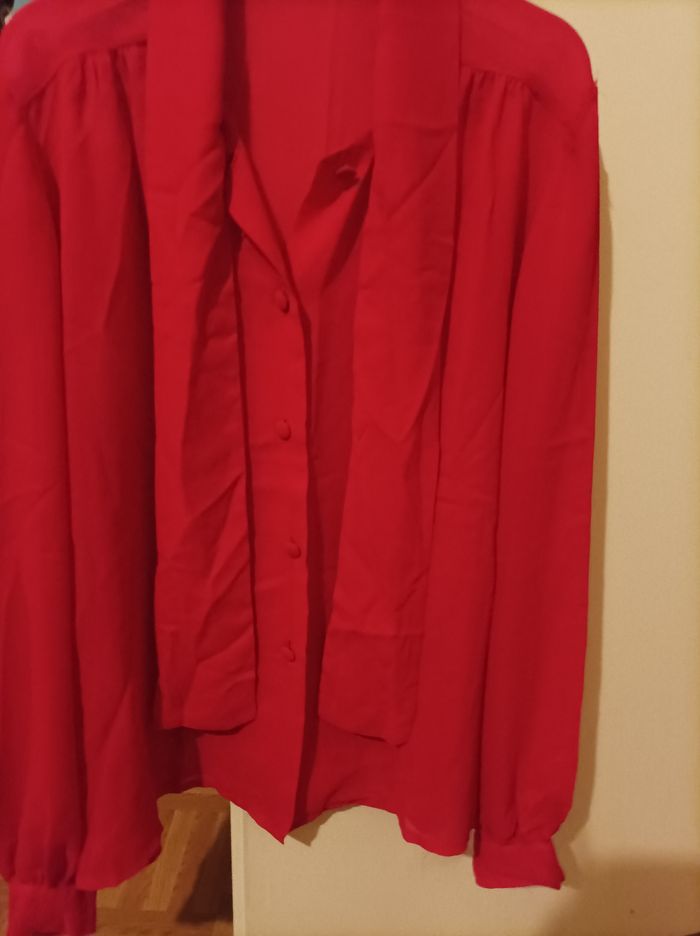 Chemisier femme rouge