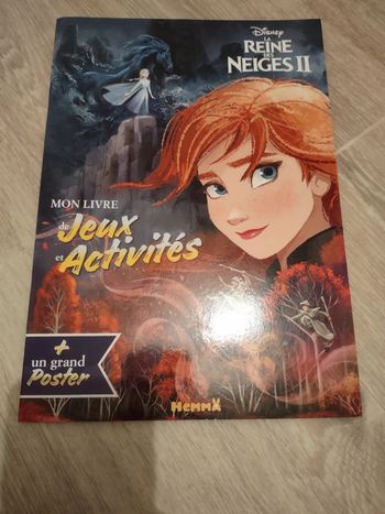 Mon livre de jeux et activités La reine des neiges 2
