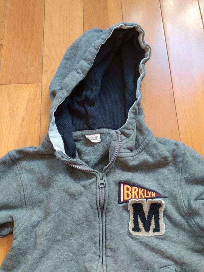 Sweat à capuche bleu tape à l'oeil 12 ans - photo numéro 2