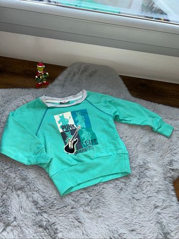 Pull bleu turquoise - 24 mois - U essentiel