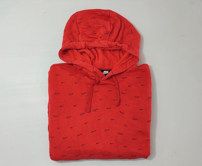 Vêtement Homme Sweats pull sweat à capuche rouge Nike taille L #Retrostreet