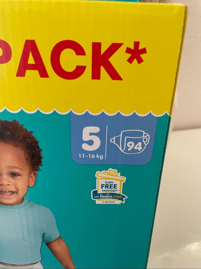 Lot de 2 carton maxi de couches Pampers taille 5 - photo numéro 3
