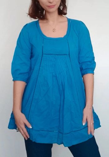 Tunique blouse évasée loose casual taille 36