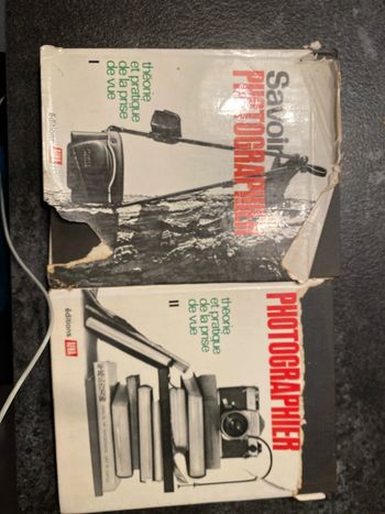 Lot 2 livres Vintage sur la photographie