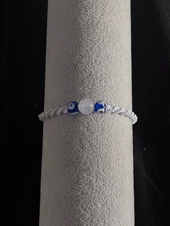 Bracelet fait main en fils de coton ciré