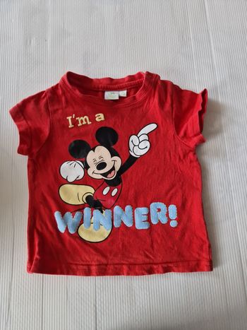 Tee shirt Mickey bébé garçon 9 mois (71 cm)