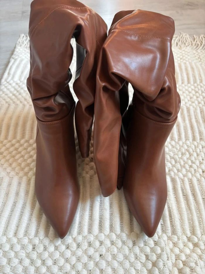 Cuissardes femme marron Taille 38 - photo numéro 5