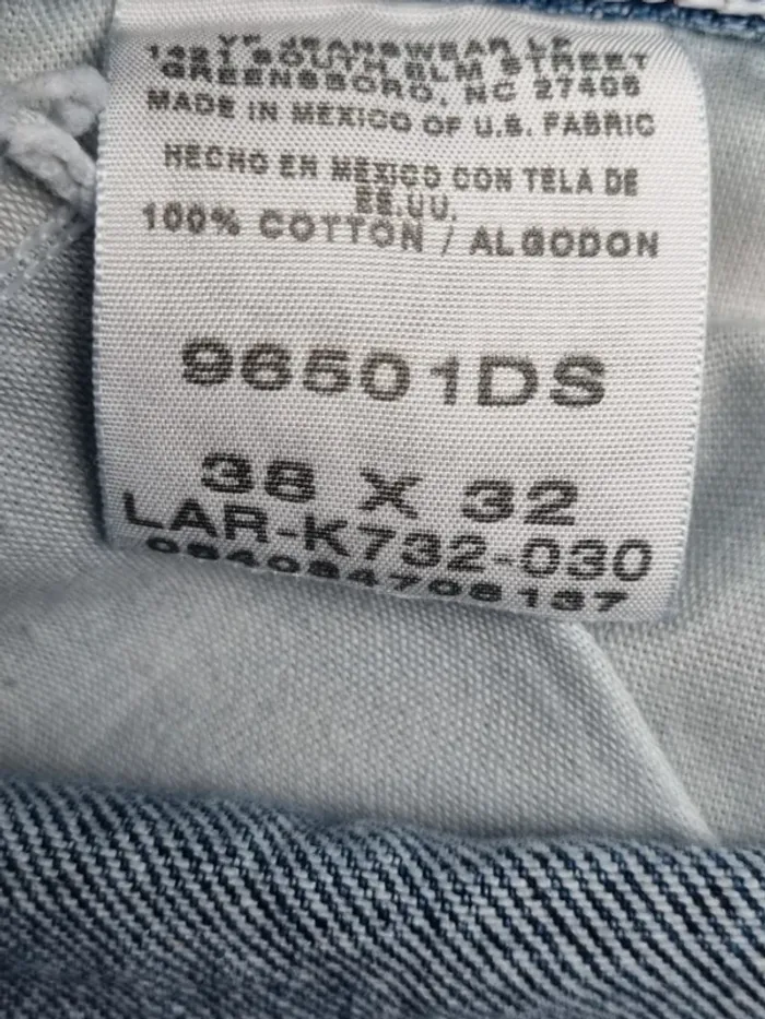 Jean Wrangler bleu – Taille 38x32 US / 48 FR Homme (mesures en photos) - photo numéro 8