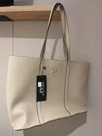 Sac Cabas Neuf Vivi Couture Beige Élégant avec Étiquette