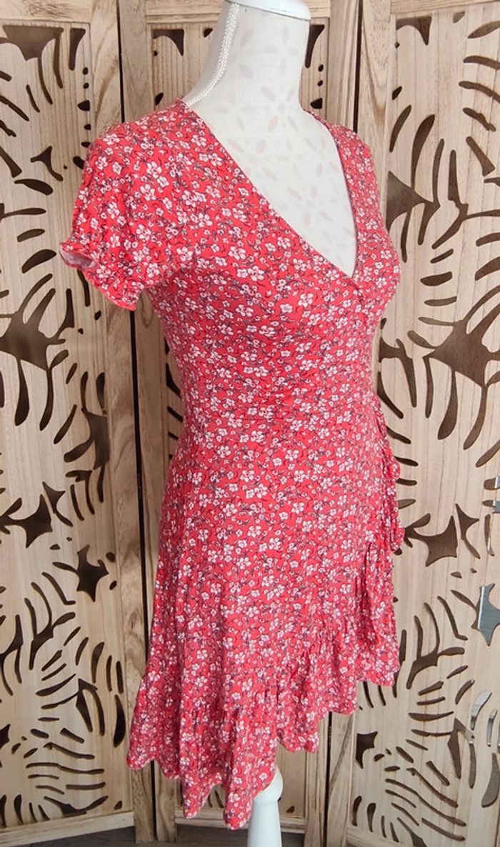 Robe fluide et légère imprimée fleurie Taille XS Springfield - photo numéro 2
