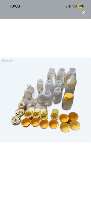 Lot Biberons medela calma