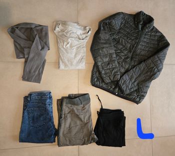 Lot vêtements femme taille L 40