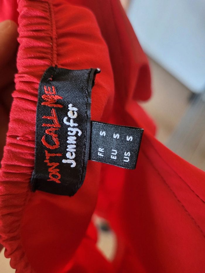 Haut à bretelles rouge - photo numéro 3