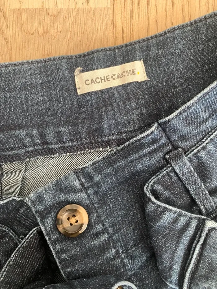 Jupe en jean cache cache - photo numéro 2