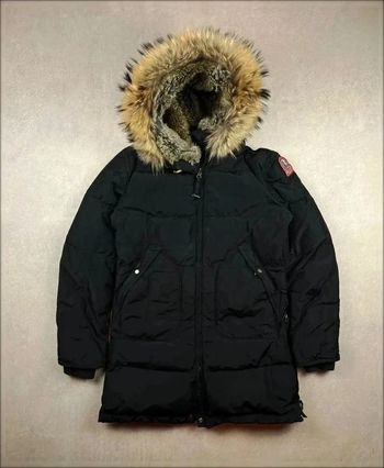 Parka Jacket Parajumpers Manteau / Coat Full Zip Hooded | Size S | Black | Women #256