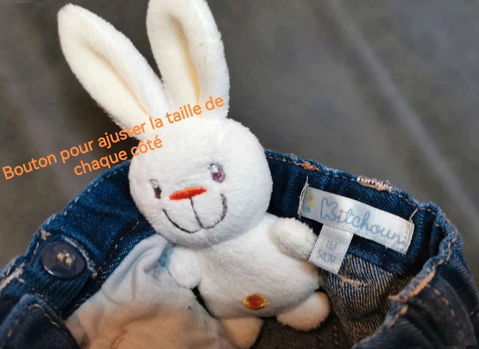 Tenue complète 👣 tee-shirt, jupe et veste douce Winnie Disney et Kitchoun 1mois /54cm - photo numéro 9