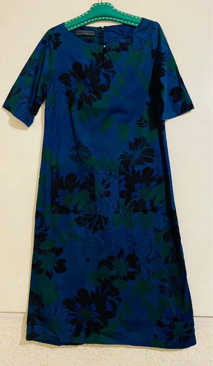 Robe créatrice Anika Skarstrom coton floral 40