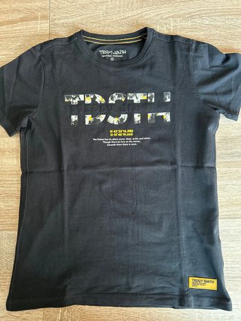 T shirt Teddy smith 12 ans noir
