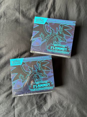 Duo d’ETB Pokémon Mega Évolution Flammes Fantasmagoriques 