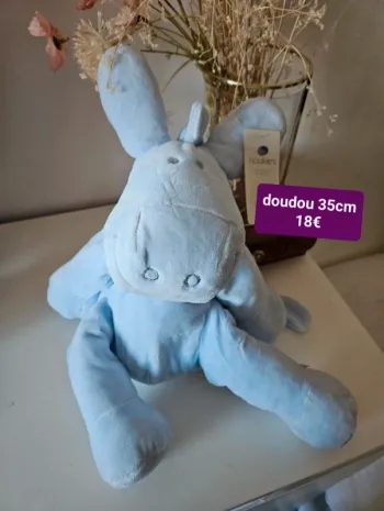 Peluche Paco l’âne – Noukie’s – 35 cm