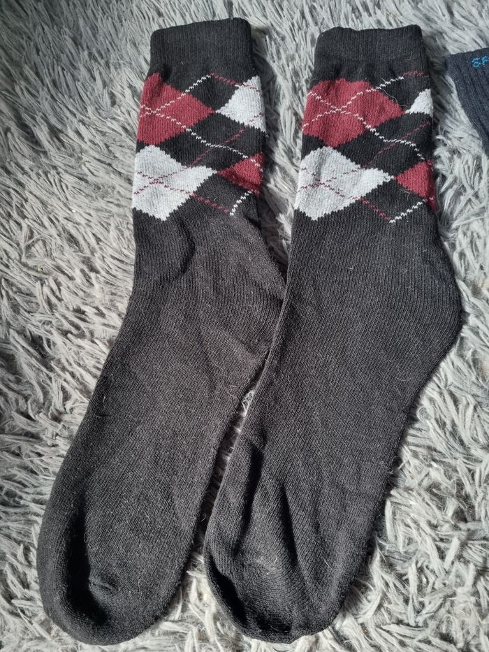 Lot 2 paires chaussettes homme 43-46 - photo numéro 2