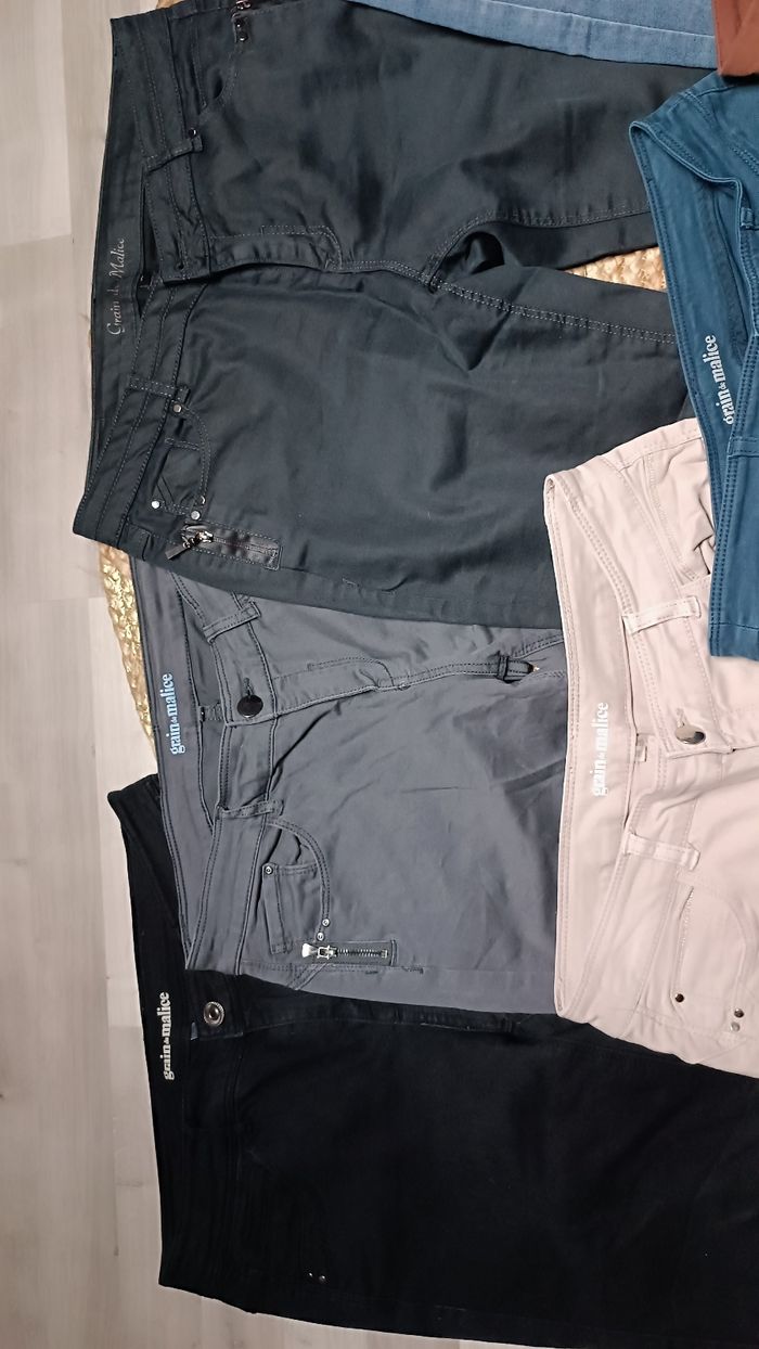 Lot de 7 jeans grain de malice GDM taille 38 femme - photo numéro 5