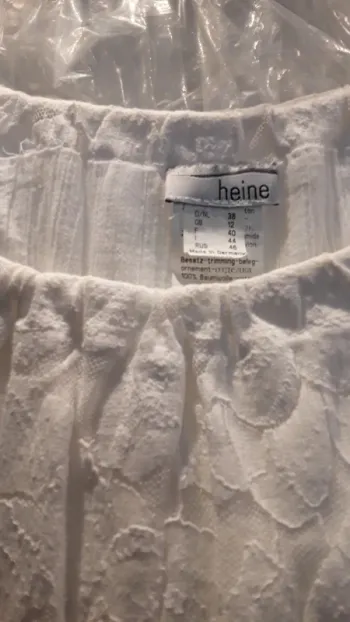 Robe blanche été doublée