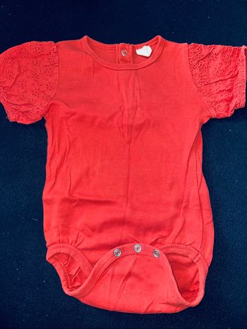 Body manche bouffante corail H&M - 12M