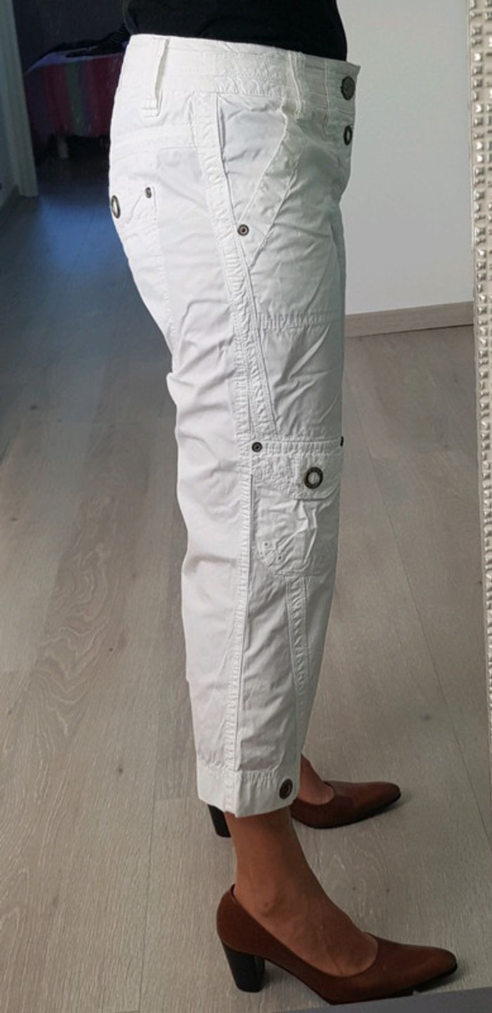 Pantacourt blanc - photo numéro 3