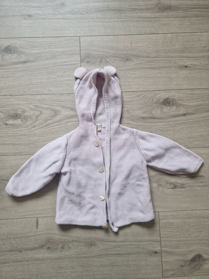 Gilet à capuche bébé fille Grain de blé 9 mois
