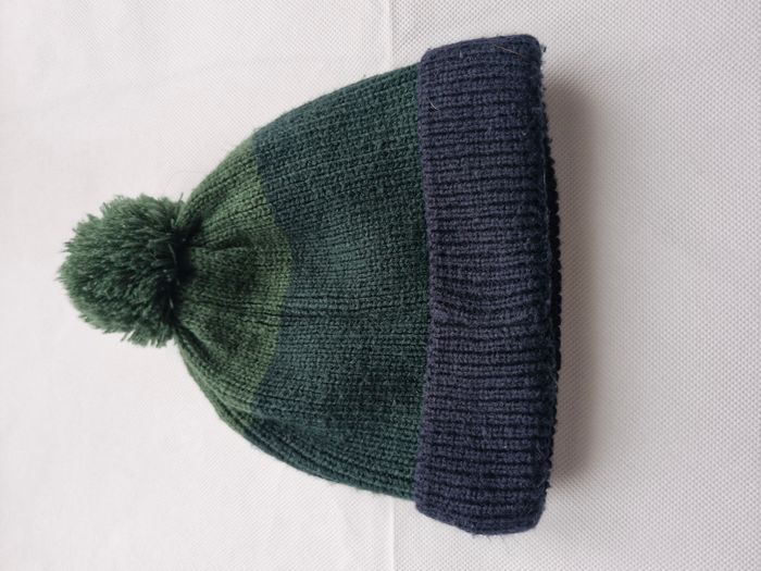 Bonnet 3/4 ans Kiabi Vert sapin bleu marine - photo numéro 3