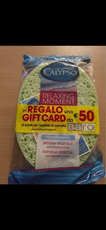 1 éponge relaxing moment neuve 