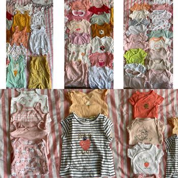 Lots 100 pièces vêtements bébé fille 3mois printemps/été