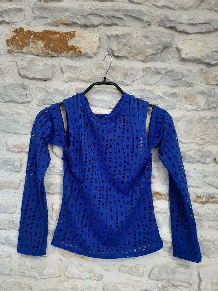 Top ML bleu "Shein" taille S (36) en très bon etat