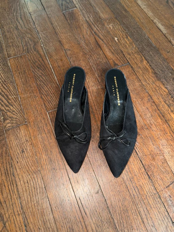 Mules en daim Robert clergerie  Taille 36 - photo numéro 2