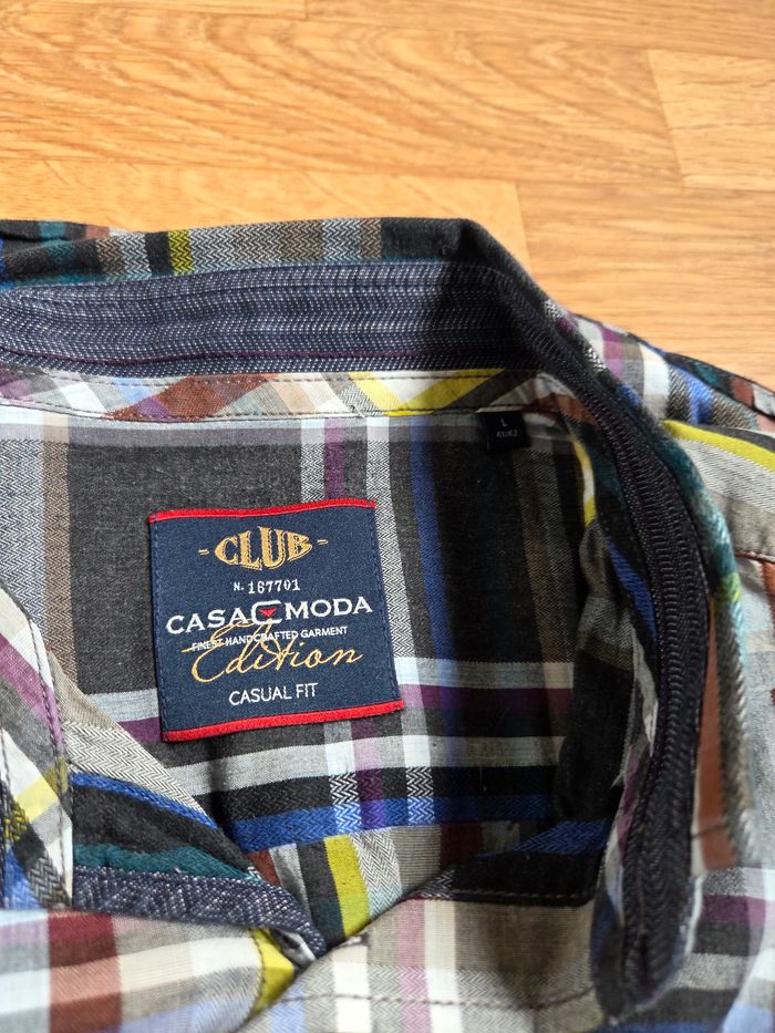 👔 Chemise casa moda - Coupe Casual - Taille L (41/42 ) - photo numéro 3