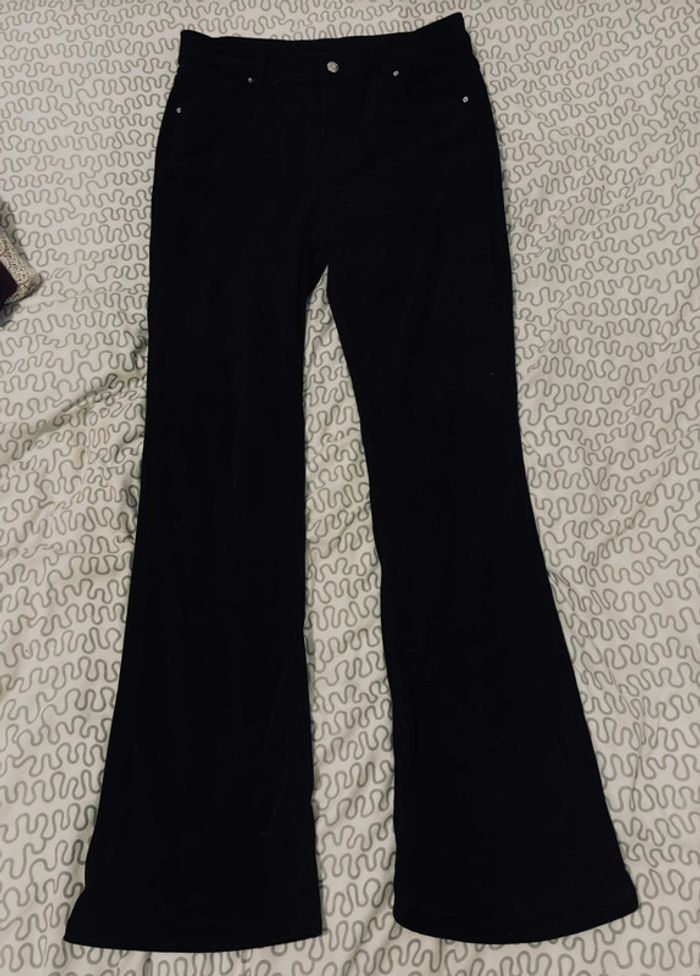 Pantalon taille haute en velours / Taille XL
