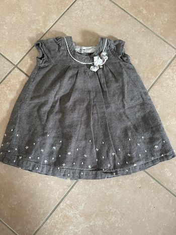 Jolie robe doublée Sergent Major 12 mois