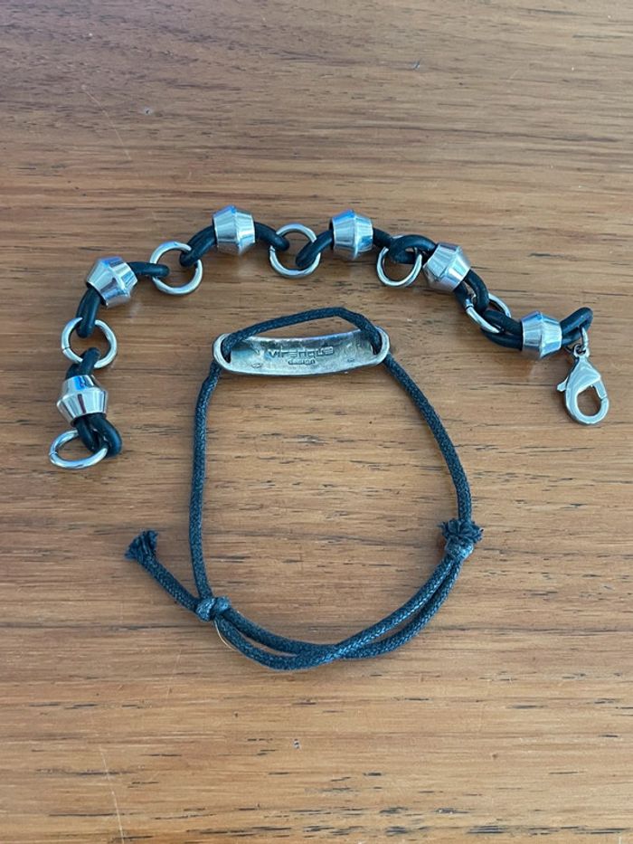 Ensemble de deux bracelets dont un en argent 925 Virenque - photo numéro 3