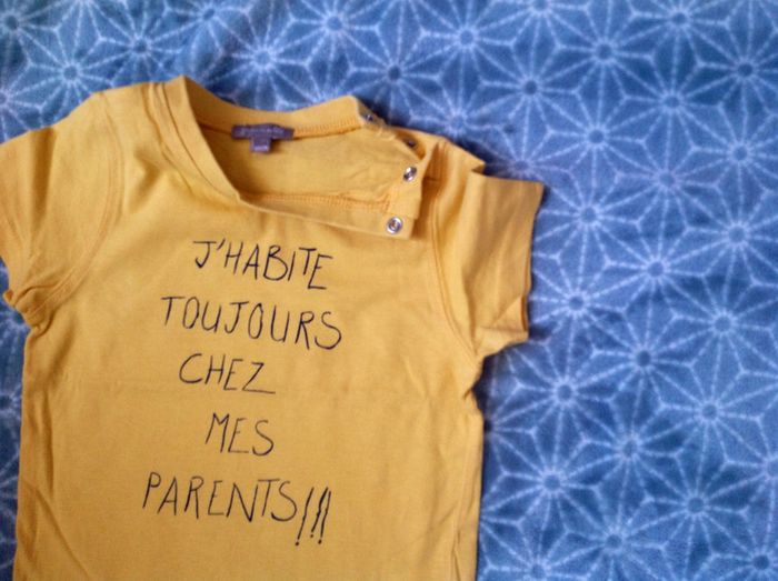 Tee-shirt jaune Grain de blé - 18 mois - photo numéro 3