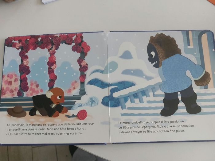 Livre à toucher La Belle et la bête - photo numéro 3