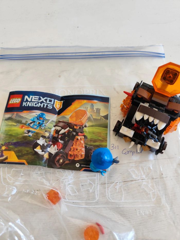 Lot 2 set Lego Nexo Knights 70311 et 70332 la catapulte du chaos et Aaron - photo numéro 4