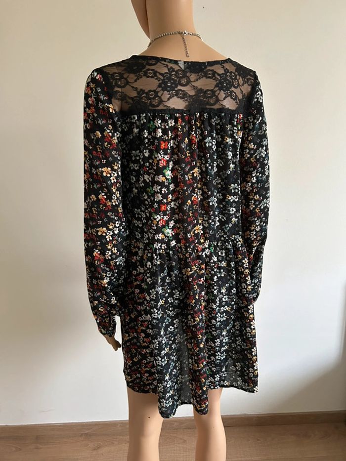 Robe fleurie à manches longues Only taille 34 jamais portée - photo numéro 8