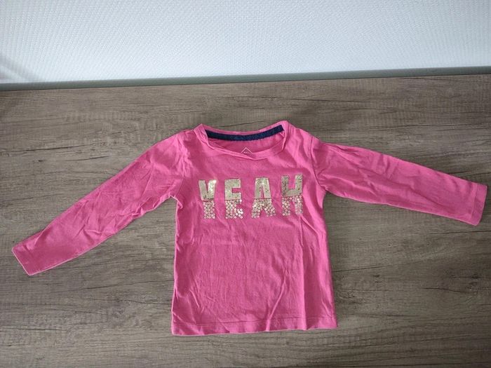 T shirt rose 2-3 ans tex Yeah