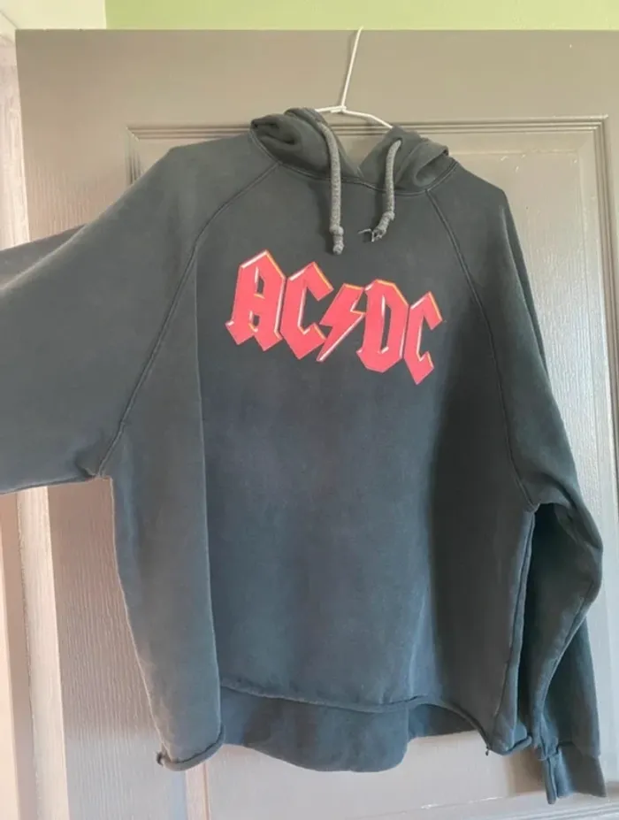 Sweat oversize AC/DC femme taille M - photo numéro 2
