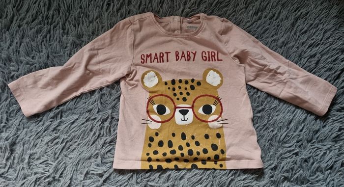 T-shirt manches longues imprimée léopard 🐆 23mois