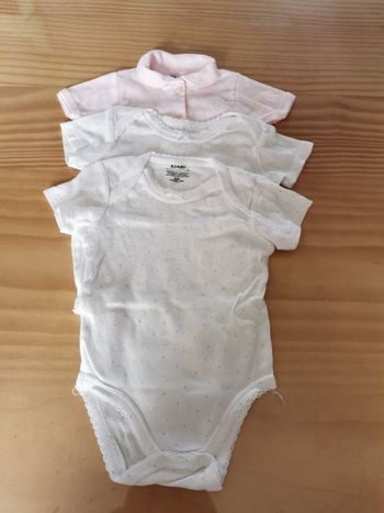 Lot de body manche courtes