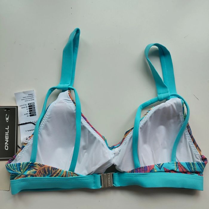 Haut de maillot de bain bleu des tropiques pour femme de taille 34, O'Neill - photo numéro 3